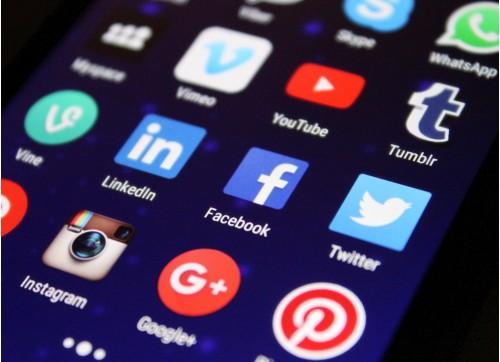 mobile computer apps accounts button