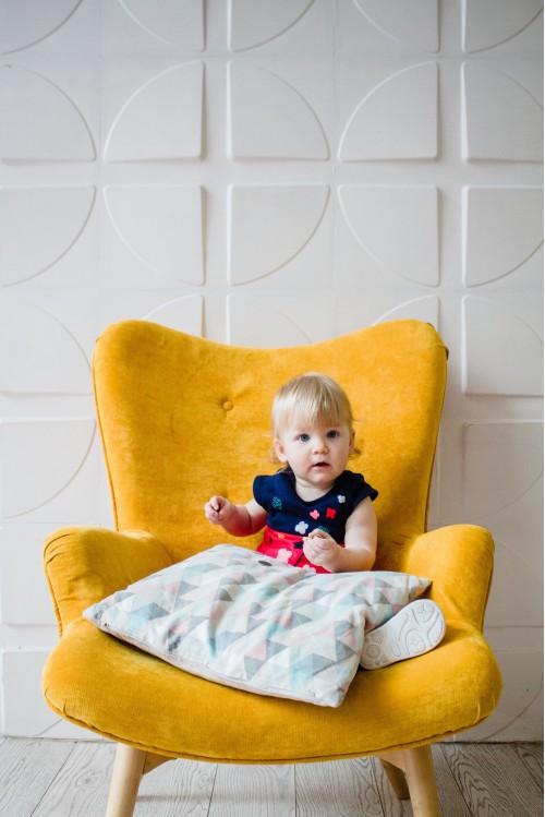 baby yellow chair cute