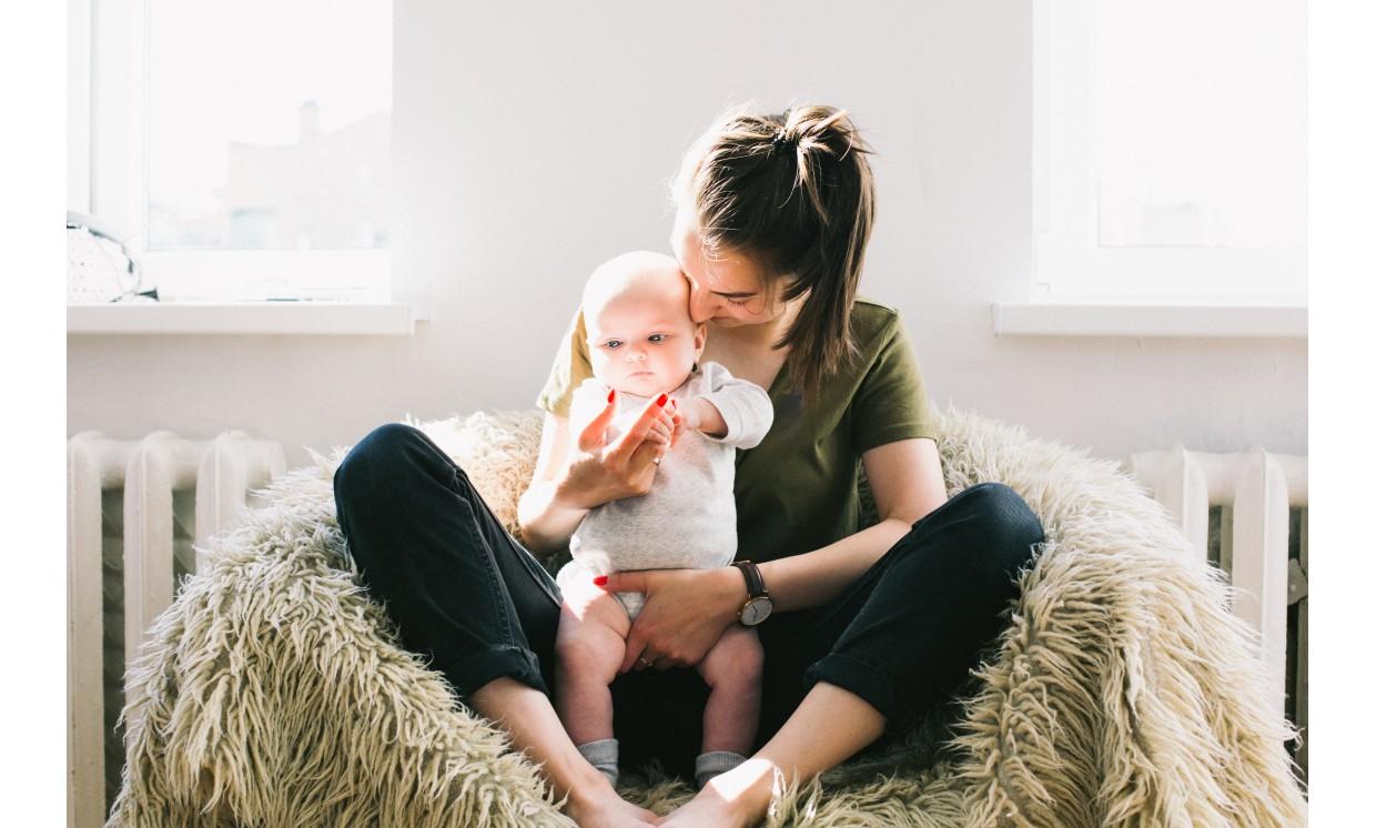 adult family baby cute