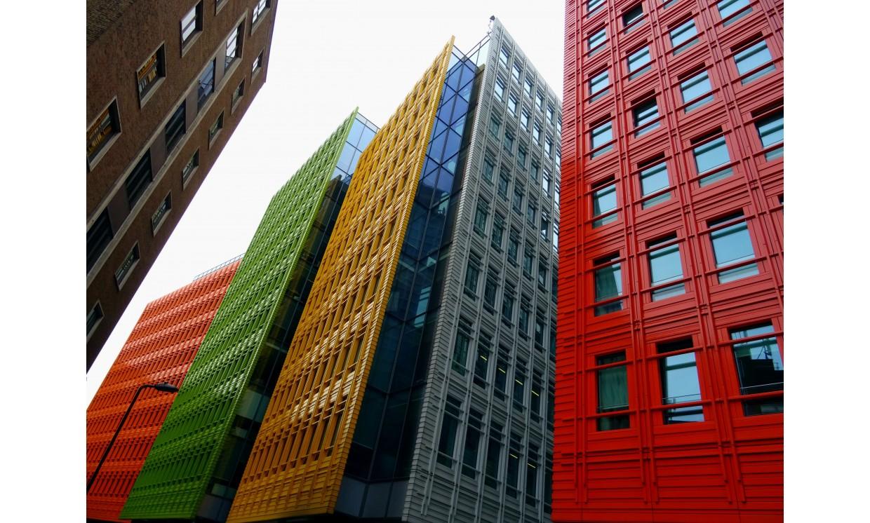 building apartment architecture buildings colorful art