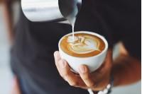 Cappuccino and milk