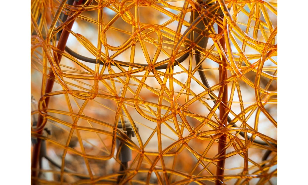 abstract twine yellow gold