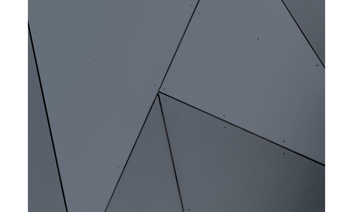 abstract architecture grey triangle building