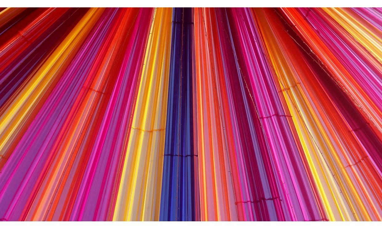 abstract spread colorful line blue pink red yellow