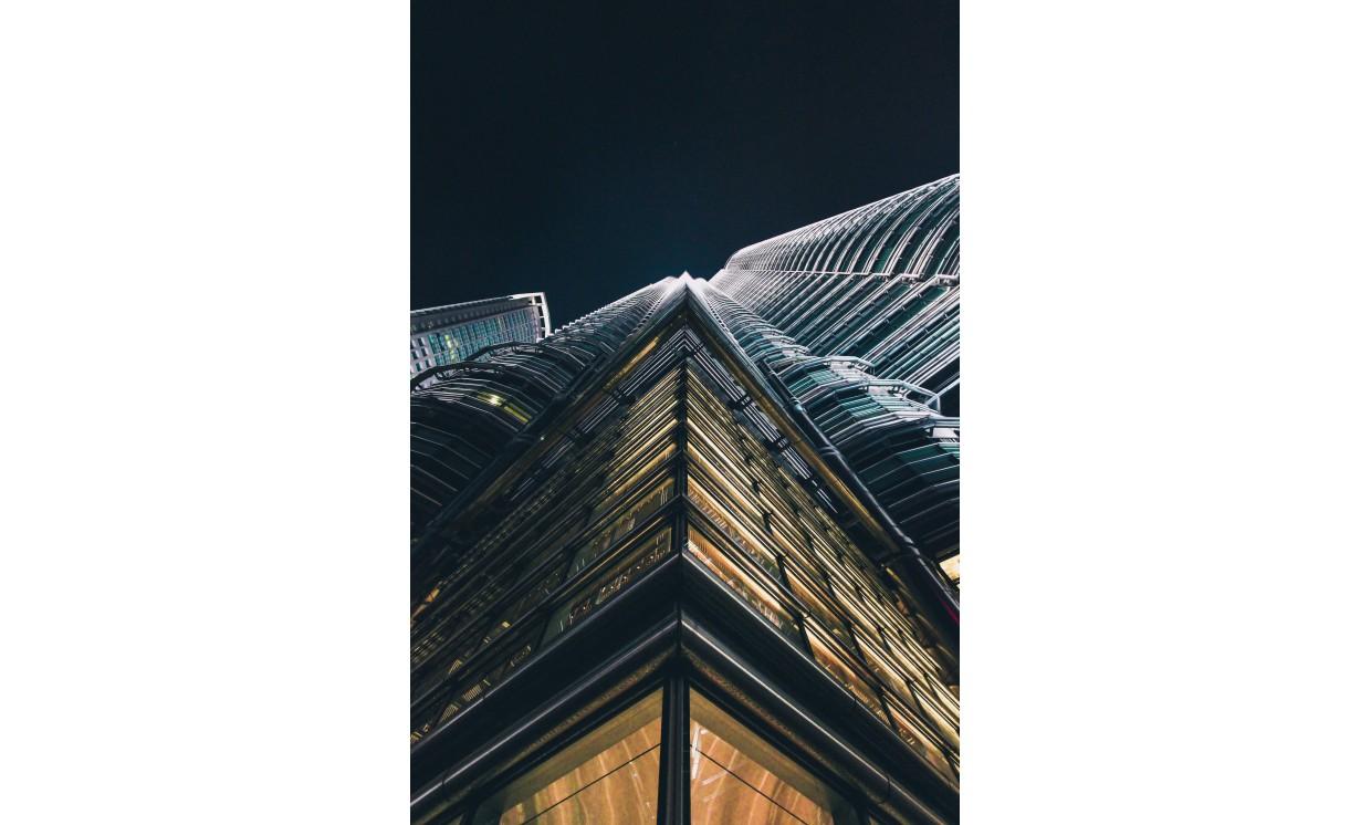 building kuala  lumpur convention centre night light