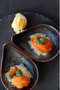 Sushi on the table