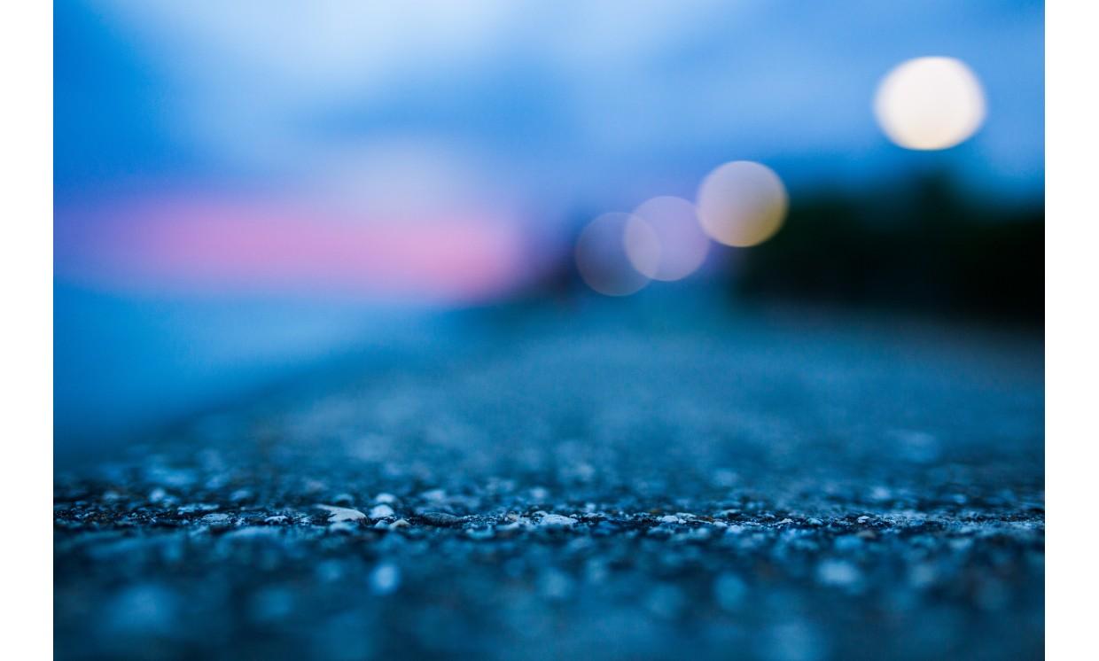 abstract light blue road