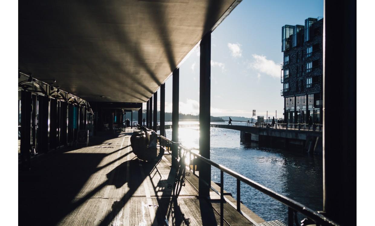 building shadow water travel city architecture light bridge pier