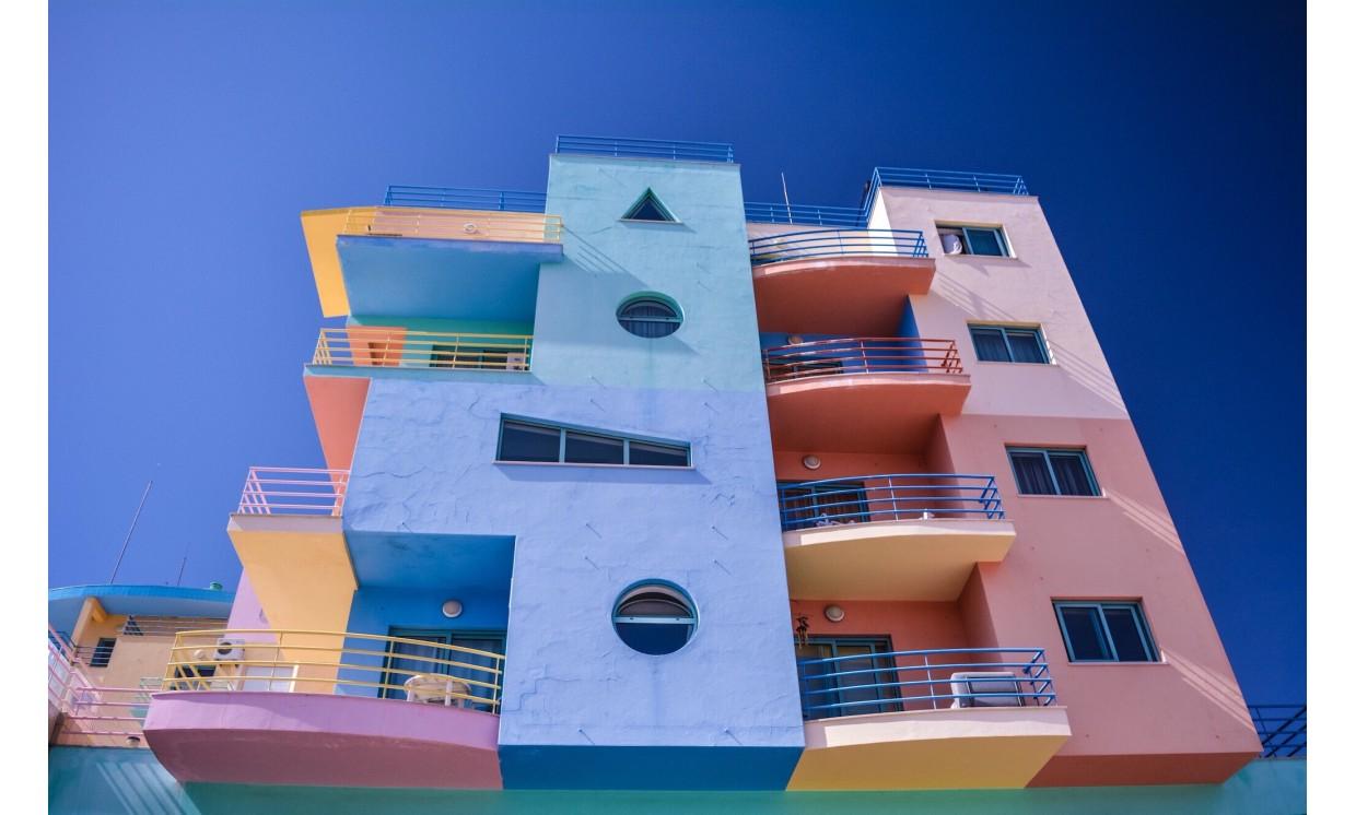 building brighthouse colorful window