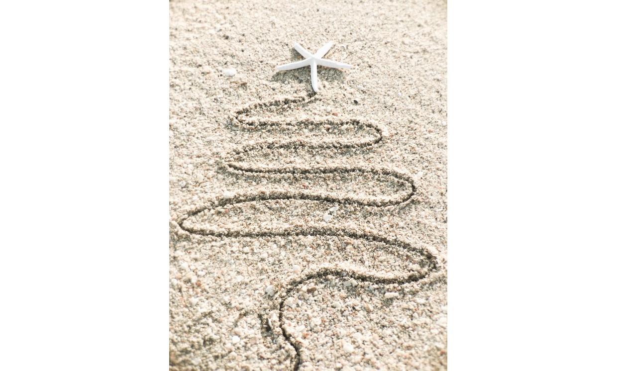 abstract christmas tree christmas tree sand